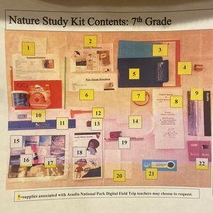 New Unused Acadia National Park Nature study kit